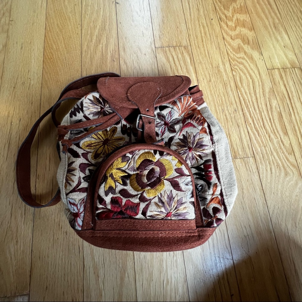 Handmade mini backpack